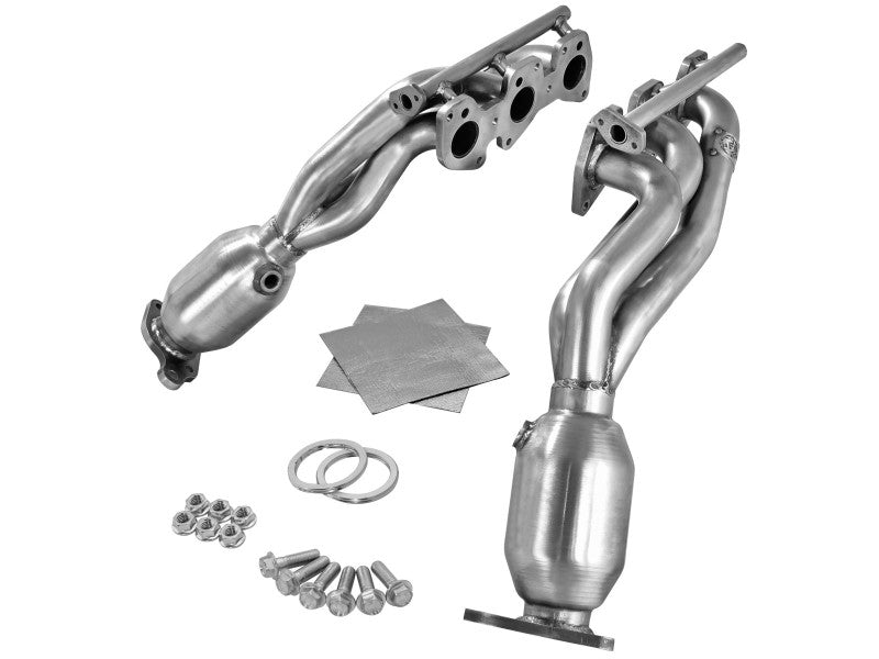 AFE 48-46003-1HC d Steel Header 409 SS w/Cat 12-15 fits Toyota Tacoma V6-4.0L
