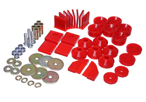 Energy Suspension 1.4101R 86-95 fits Suzuki Samurai Red Body Mount Set