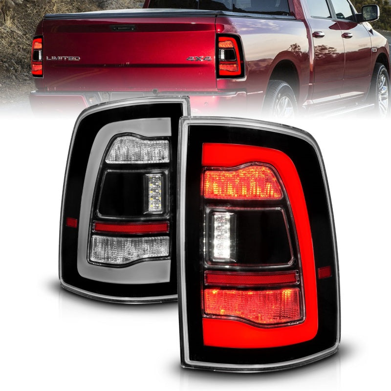 ANZO 311469 fits Dodge 09-18 Ram 1500 Sequential LED Taillights Black