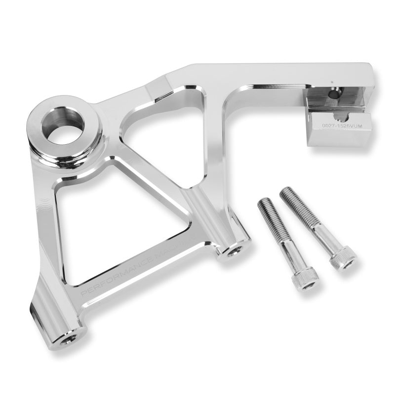 Performance 0023-1828AGNM-A-CH Machine Touring Rear Rad Cal Bracket Assy - Chrome