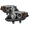 SPYDER 5029676 fits BMW Z4 Projector Headlights Xenon/HID Model LED Halo Black