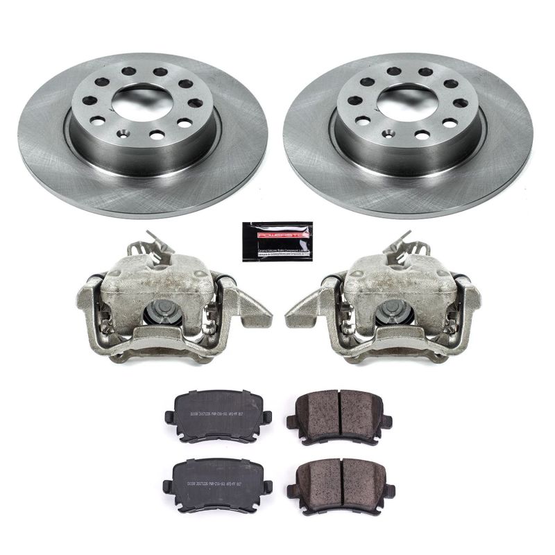PowerStop KCOE5666 fits Audi A3 Quattro Rear Autospecialty Brake Kit w/Calipers
