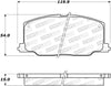 Stoptech 308.0356 Street Brake Pads