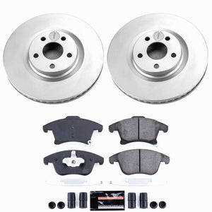 Power Stop 19-20 Ford Police Responder Hybrid Front Z23 Coated Brake Kit