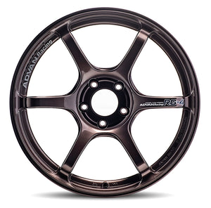 Advan YA48F47ECB RG-4 18x7.5 +47 5x114.3 Racing Copper Bronze Wheel