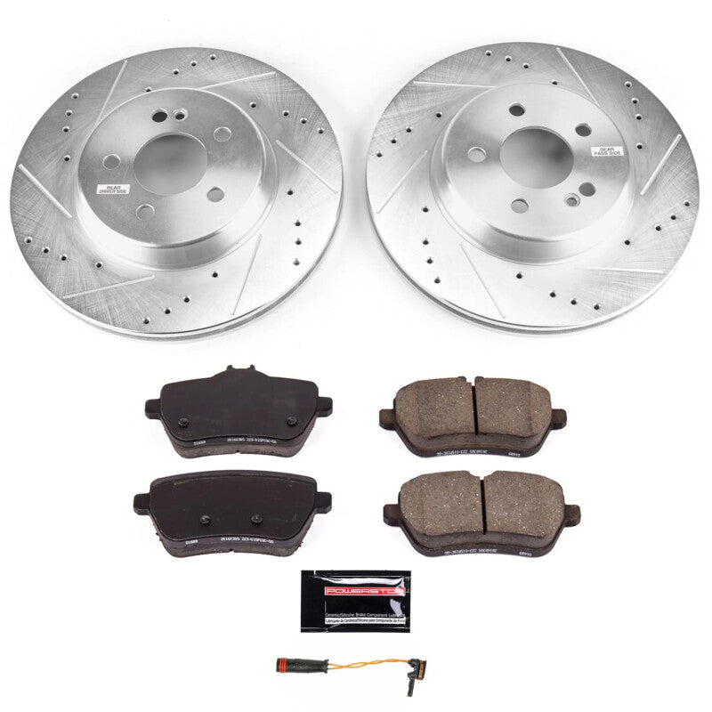 Power Stop K9151 18-20 fits Mercedes-Benz S450 Rear Z23 Evolution Brake Kit