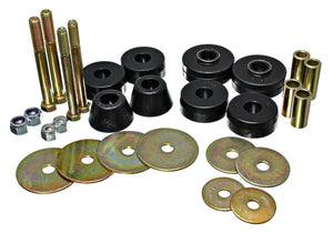 Energy Suspension 3.4137G fits Chevy Pickup Body Mounts - Black