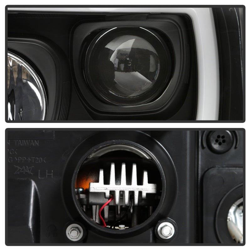Spyder 5087911 fits Ford 05-07 F250/350/450 Super Duty Projector LED Black PRO-