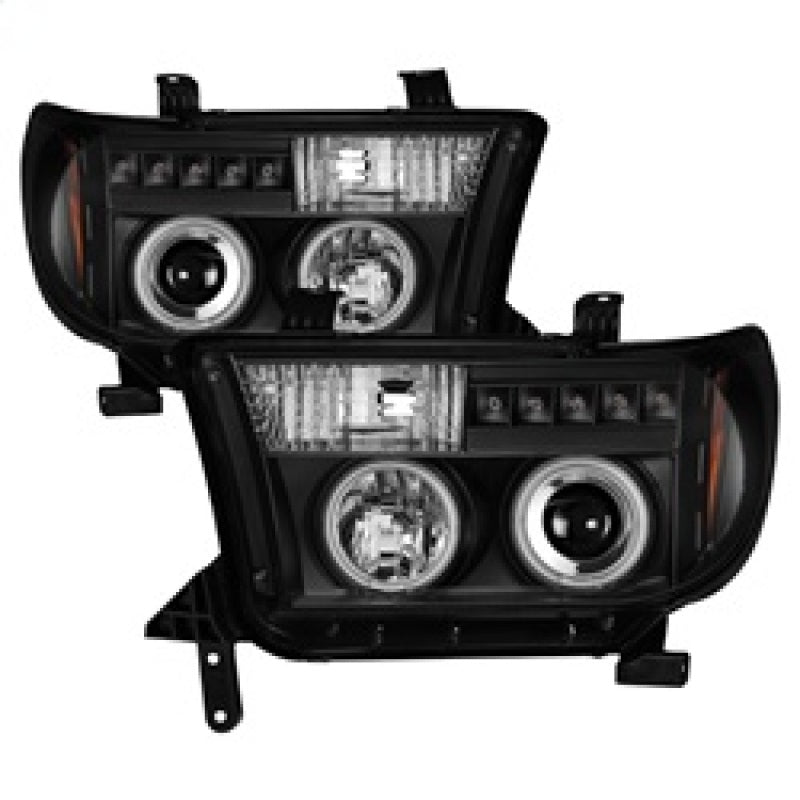 Spyder 5030306 fits Toyota 07-13 Tundra Projector Headlights CCFL Halo LED Blk