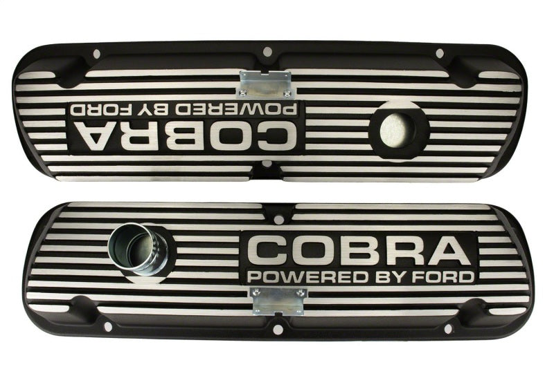 Ford Racing M-6582-A Black Satin Valve Cover fits Cobra