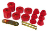Prothane 7-104 fits GM Body Mount 12 Bushing Kit - Red
