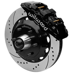 Wilwood 140-16459-D fits 63-87 C10 CPP Spindle AERO6 Front BBK 14in Drilled/Slo