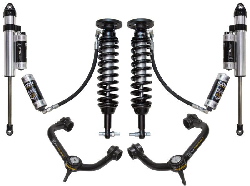 ICON K93095T 2015+ fits Ford F-150 2WD 1.75-3in Stage 5 Suspension System w/Tubular Uca