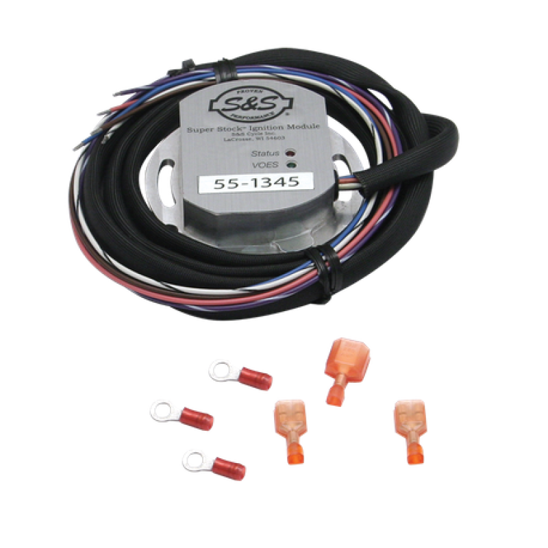 S&S 55-1345 Cycle 84-99 BT Super Stock Ignition Module For HD Evolution 100in/10