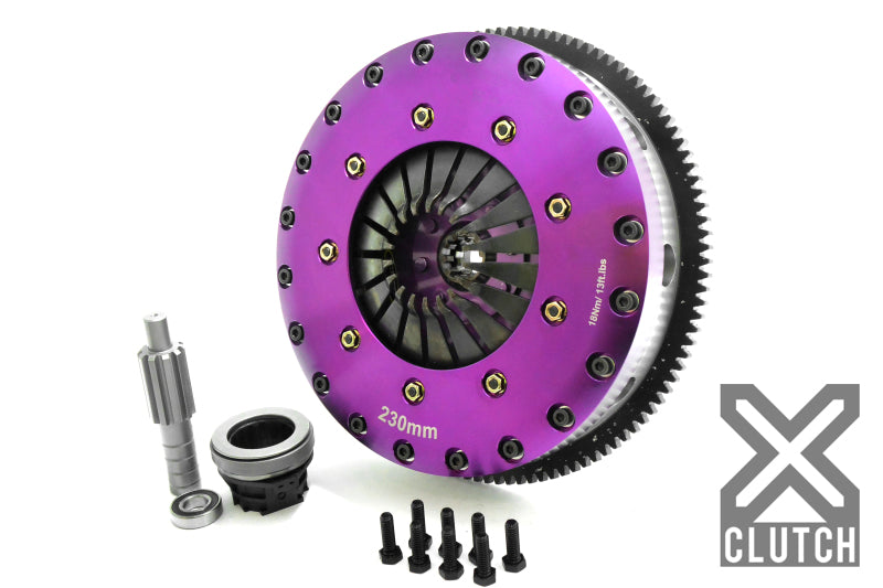 XClutch XKBM23589-2E 01-03 fits BMW 325Ci Base 2.5L 9in Twin Solid Ceramic Clutch Kit