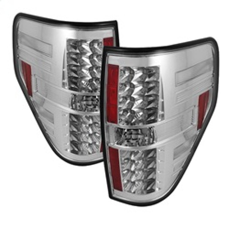 Spyder 5008404 fits Ford 09-14 F150 LED Tail Lights Chrome ALT-YD-FF15009-LED-C