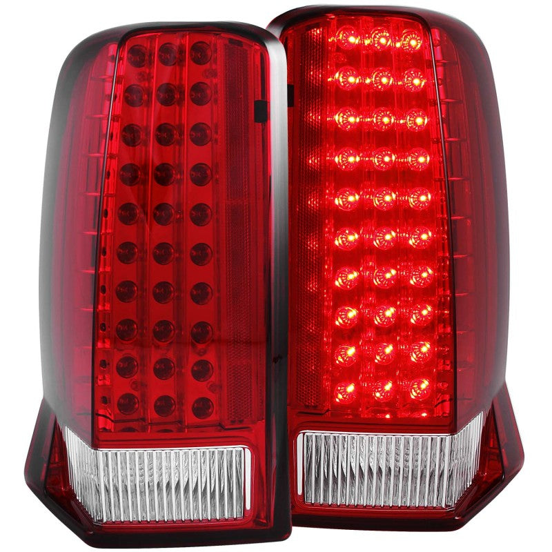 ANZO 311120 2006 fits Cadillac 02-20 Escalade LED Taillights Red/Clear