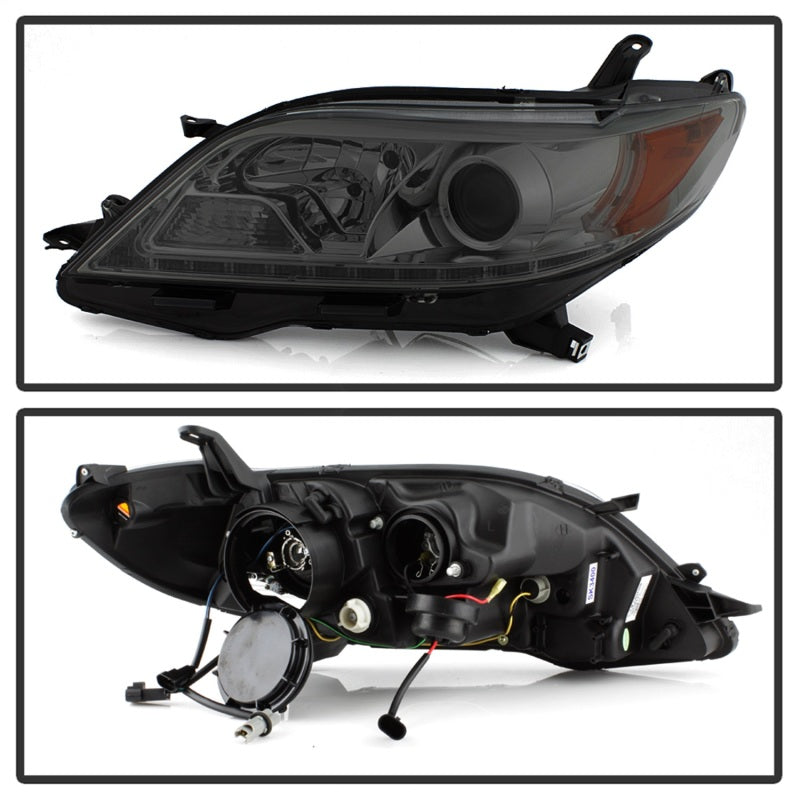 Spyder 5083999 fits Toyota 11-14 Sienna Projector Headlights - DRL LED - Smoke