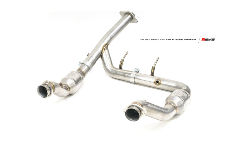 AMS AMS.32.05.0001-1 Performance 2015+ fits Ford F-150 3.5L Ecoboost (Excl Raptor) Federal EPA Compliant Catted Downpipe