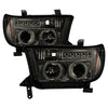 Spyder 5012043 fits Toyota 07-13 Tundra Projector Headlights LED Halo LED Smke