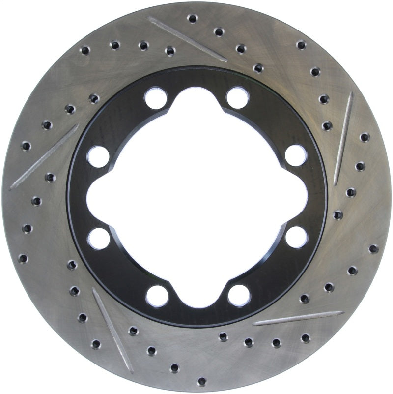 Stoptech 127.66026L Slotted & Drilled Sport Brake Rotor