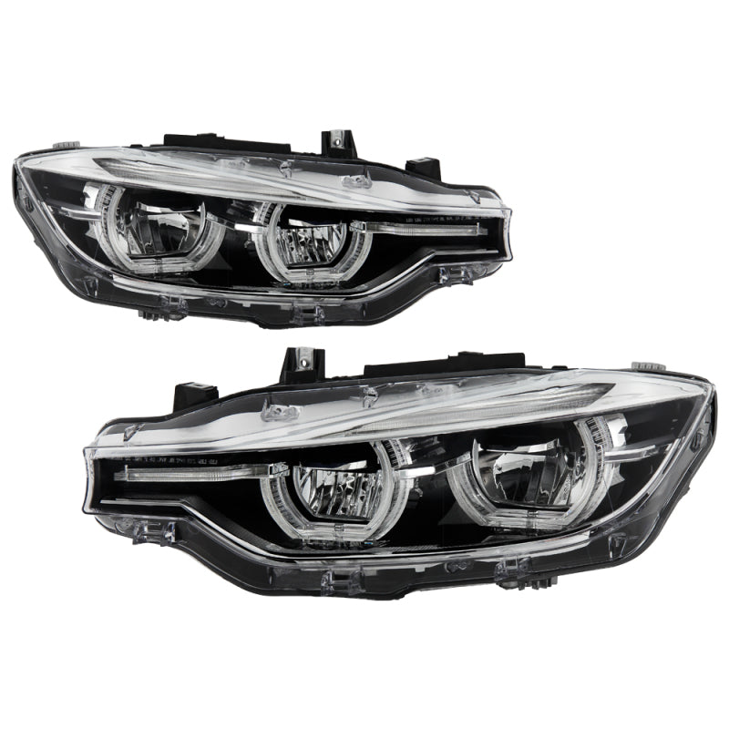 Spyder 9948534 fits BMW F30 3 Series 4Dr LED Projector Headlights Chrome PRO-JH