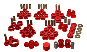 Energy Suspension 3.18122R 84-95 fits Chevrolet Corvette Red Hyper-flex Master Bushing Set