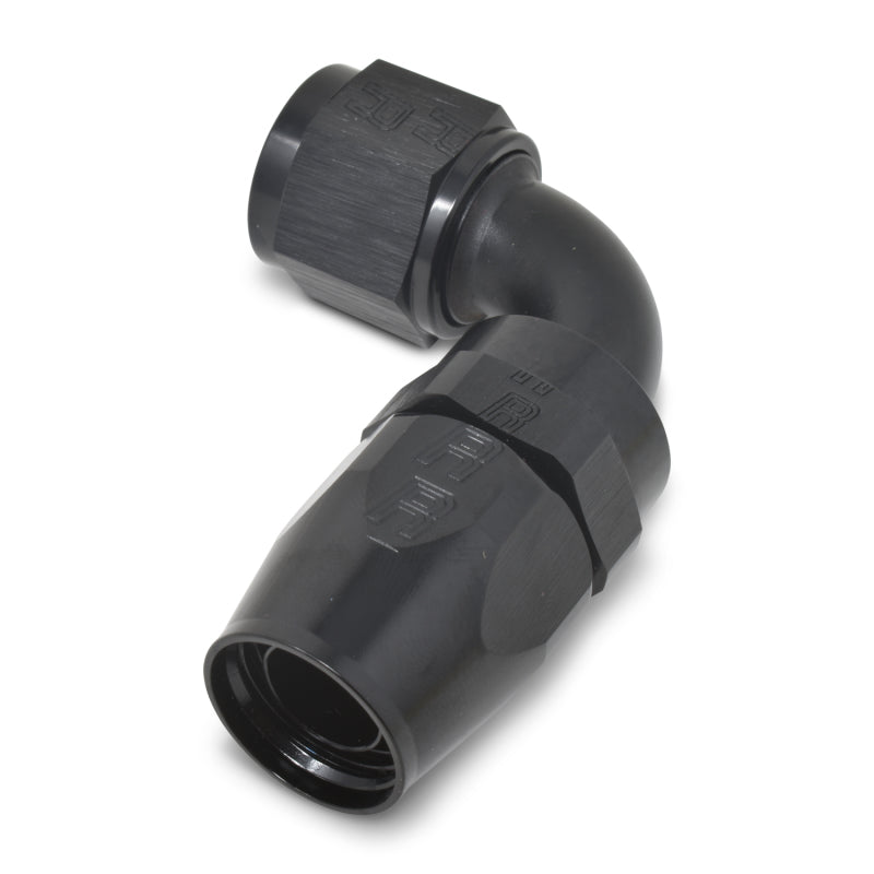 Russell 610195 Performance -12 AN Black 90 Degree Full Flow Hose End