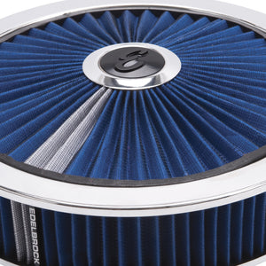Edelbrock 43661 Air Cleaner Pro-Flo High-Flow Series Round Filtered Top 14In Dia X 3 125In