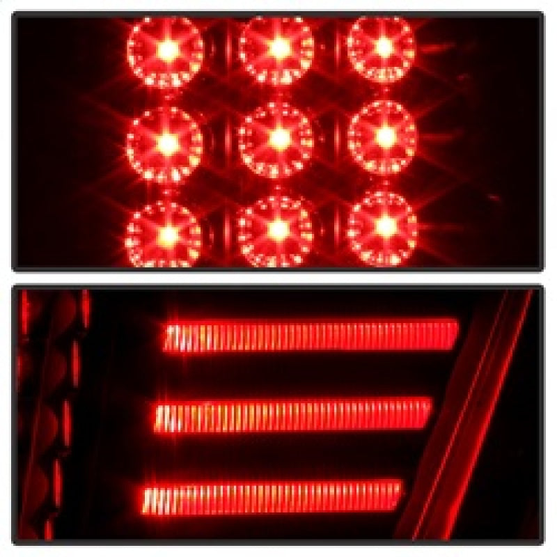 xTune 9036842 02-06 fits Chevrolet Avalanche LED Tail Lights - Black Smoke (ALT