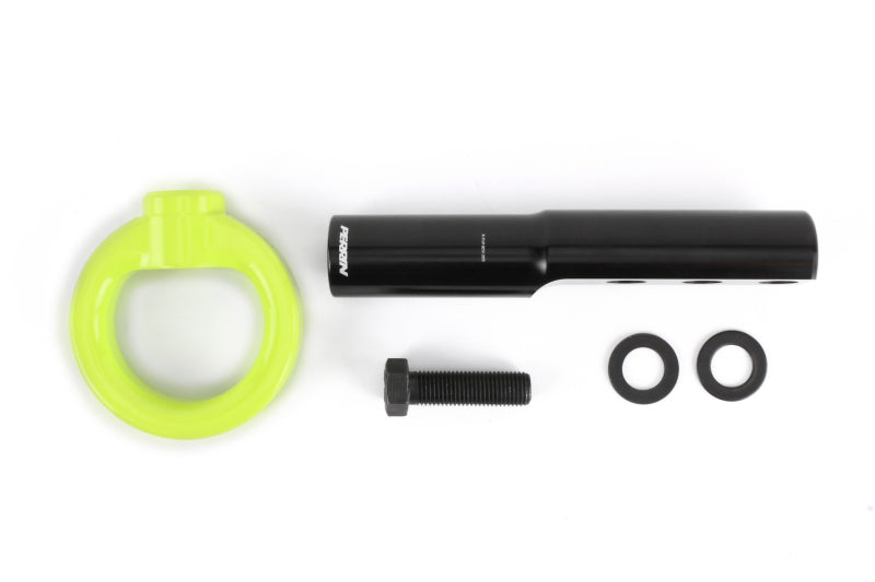 Perrin PHP-BDY-231NY Tow Hook Kit - 10th Gen fits Honda Civic SI/Type-R/Hatchback - Neon Yellow