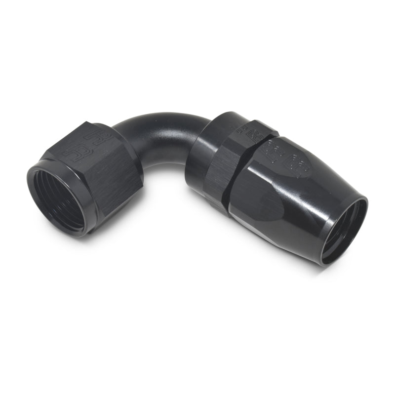 Russell 610185 Performance -10 AN Black 90 Degree Full Flow Hose End