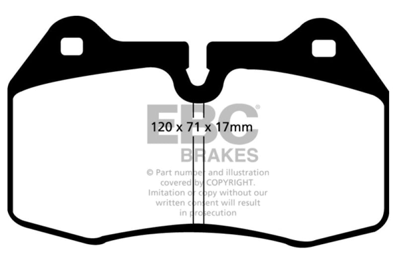 EBC DP21032 fits BMW 94-96 840 4.0 (E31) Greenstuff Front Brake Pads