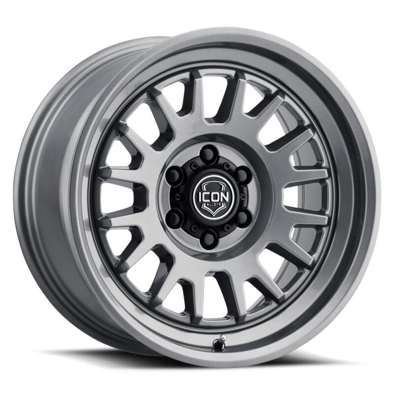 ICON 8217859057GM Anza 17x8.5 / 6x5.5 / 25mm Offset / 5.75in BS - Gun Metal Wheel