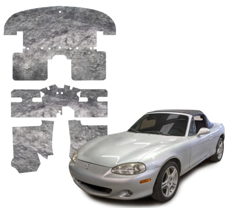 DEI  50295 fits Mazda 90-05 Miata NA & NB Under Carpet Interior Insulation Kit -