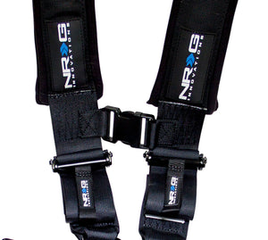 NRG SBH-5PCBK-620 SFI 16.1 5PT 3in Seat Belt Harness / Latch Link - Black