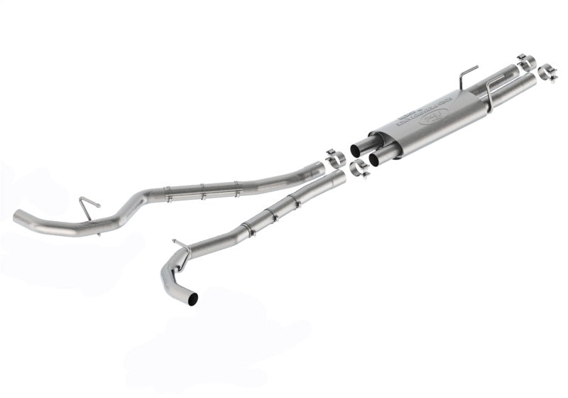 fits Ford 20-23 Racing M-5200-ESTB Explorer ST Sport Cat-Back Exhaust System Dual Rear Exit w/Black Tips