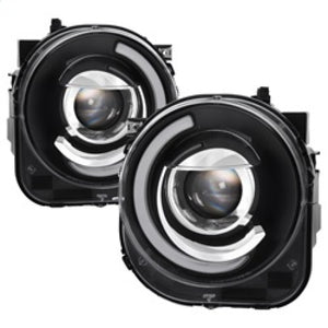 xTune 9039720 15-17 fits Jeep Renegade Light Bar DRL Projector Headlights -Blac