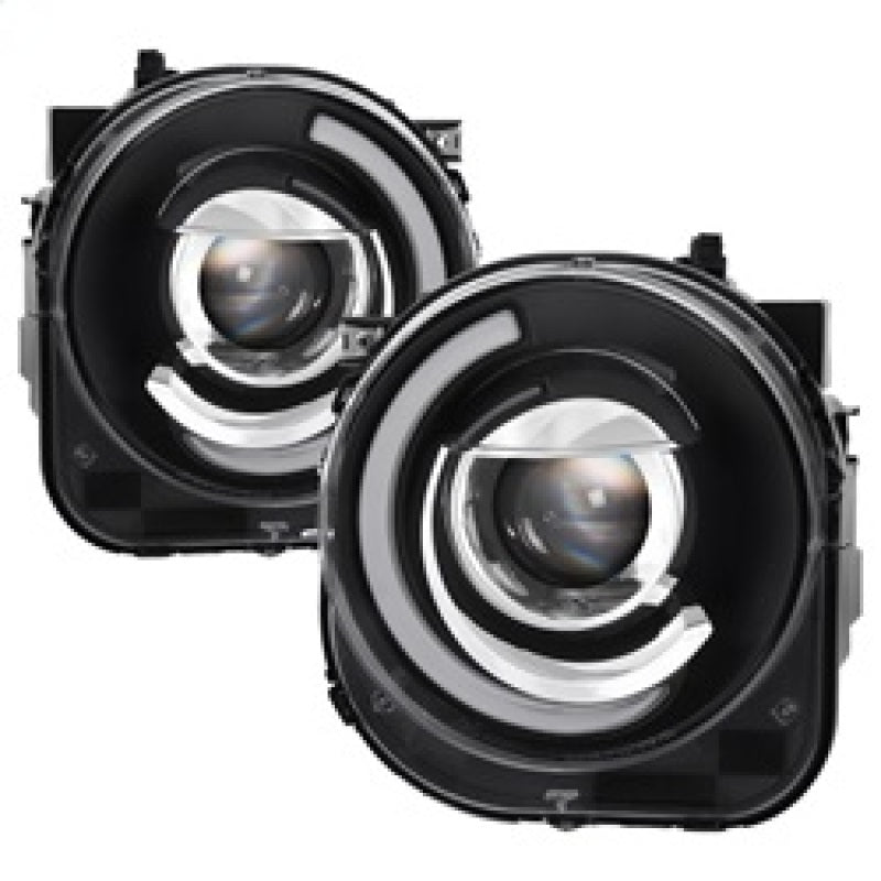xTune 9039720 15-17 fits Jeep Renegade Light Bar DRL Projector Headlights -Blac