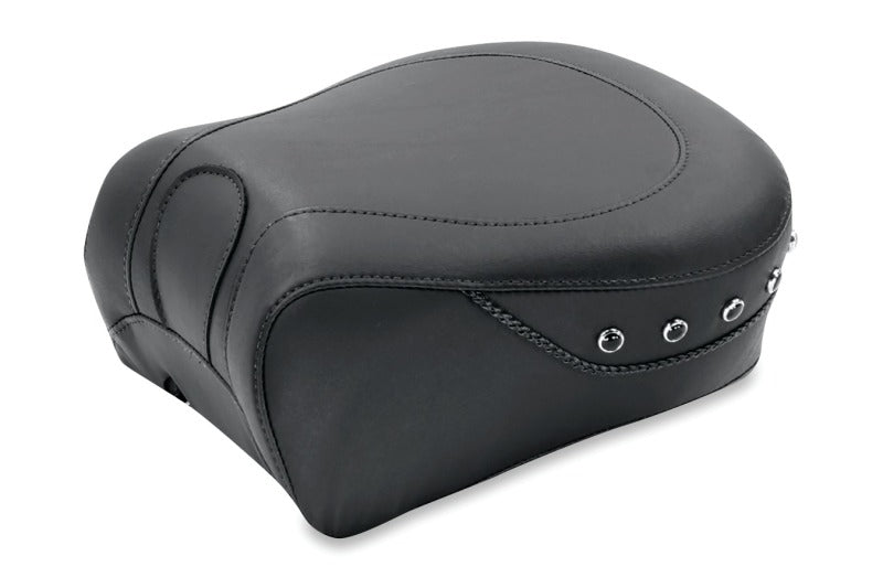 Mustang 79349 Harley Rd King,06-07 Str Glide,00-01 fits Eagle 97-07 Touring Passenger Seat w/Blk Pearls - Black