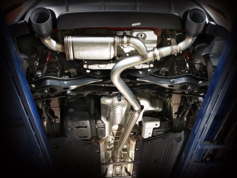 AFE 49-37032-B fits Hyundai Kona N L4 2.0L (t) Takeda 3in SS Axle-Back Exhaust
