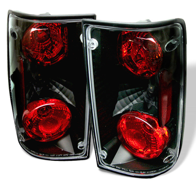 Spyder 5007636 fits Toyota 89-95 Pick Up Euro Style Tail Lights Black ALT-YD-TP