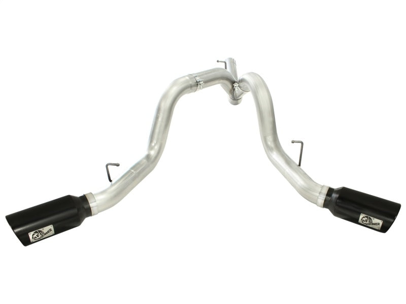 AFE 49-04043-B rce XP Exhaust Aluminized Dual Split DPF Back 11-15 fits GM Dies