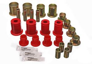 Energy Suspension 3.3117R Universal Red Control Arm Bushing Set - Complete Set