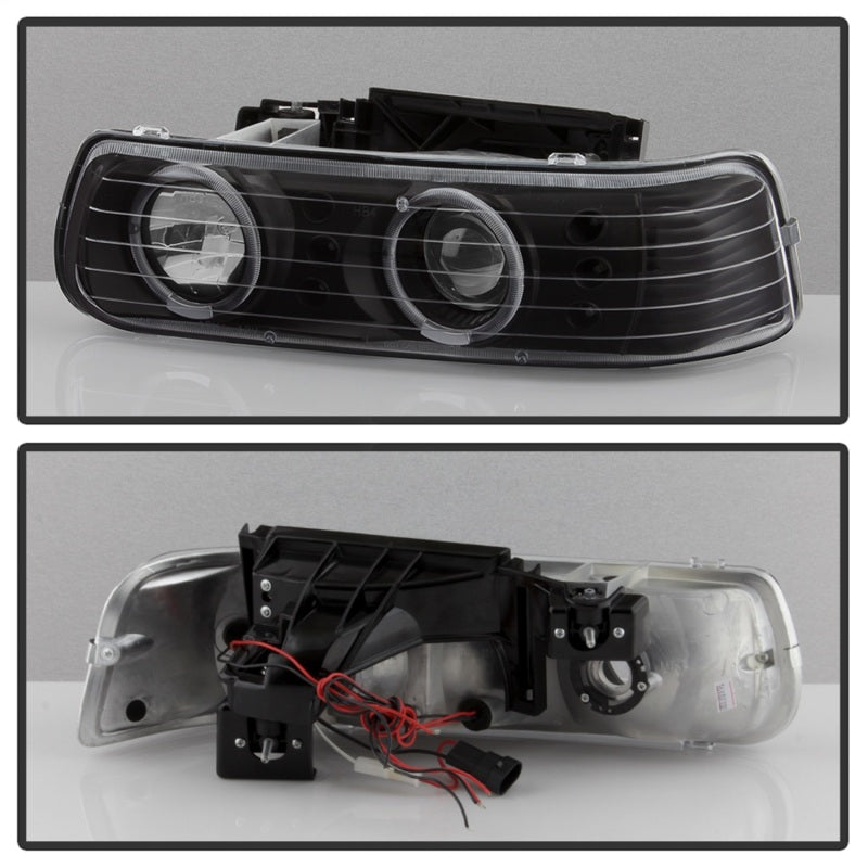 xTune 9036781 fits Chevy Silverado 1500/2500 99-02 Bumper Projector Headlights