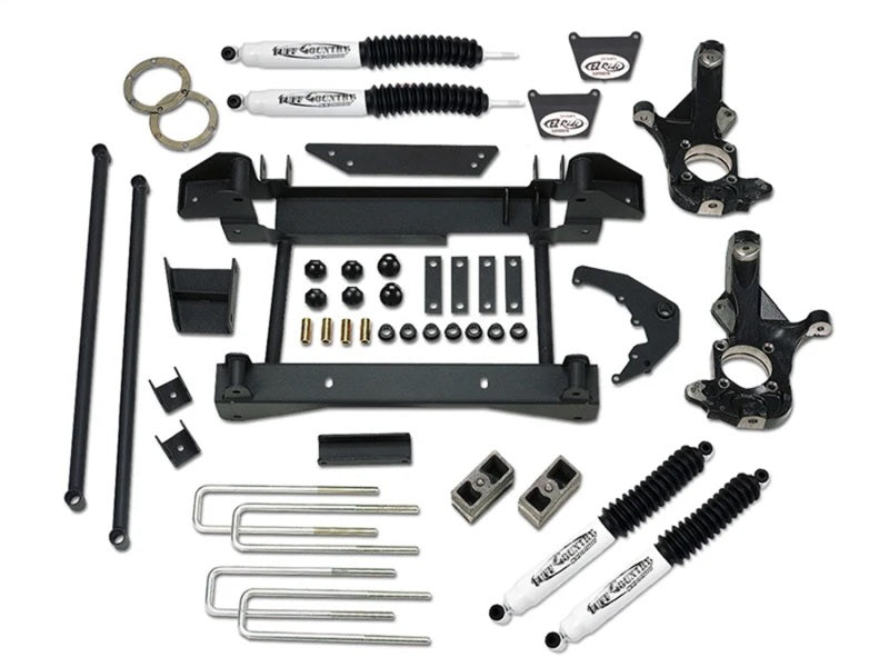 Tuff Country 16958KN 01-06 fits Chevy Silverado 1500HD 4x4 6in Lift Kit (SX8000 Shocks)