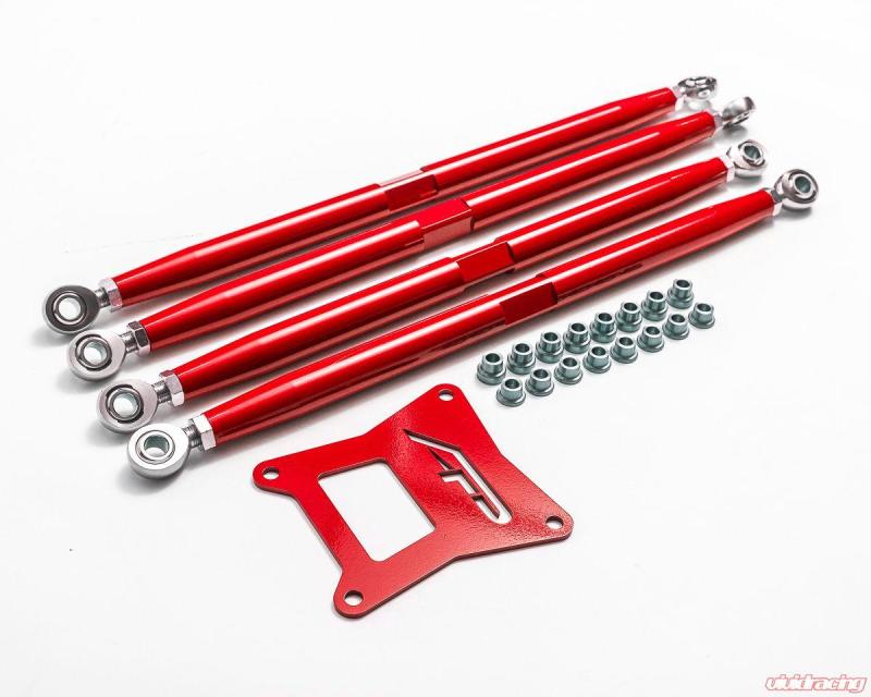 Agency Power AP-RZR-200-R fits Polaris RZR 1000/RS1/XP Turbo/RS1 Adjustable Rear Radius Arms - Red