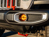 Nacho Offroad Technology V3JW1 Nacho Lighting fits Jeep JL / JT / JK 1 Piece Bumper Quatro Fog Mounts