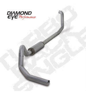 Diamond Eye Performance K4325A Diamond Eye KIT 4in Turbo Back SGL AL: 00-03 fits FORD 7.3L E-SERIES VAN NFS W/ CARB EQUIV STDS