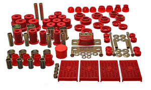 Energy Suspension 3.18118R 67-79 fits GM Camaro / Firebird w/ Multi Leaf Springs Red Hyper-Flex Master Bushing Set